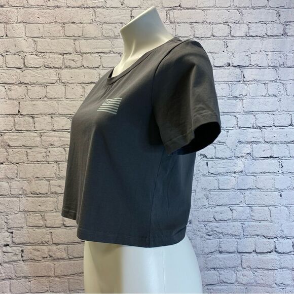 NFQ T-shirt crop gray medium womens - Picture 3 of 6